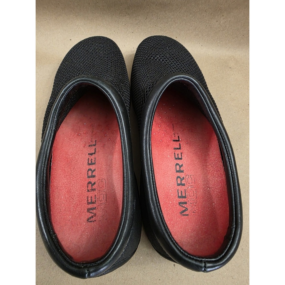 Merrell (Sz 7.5)  Mule Clog Womens Black Encore Breeze Mesh Comfort J62120 - Picture 7 of 11